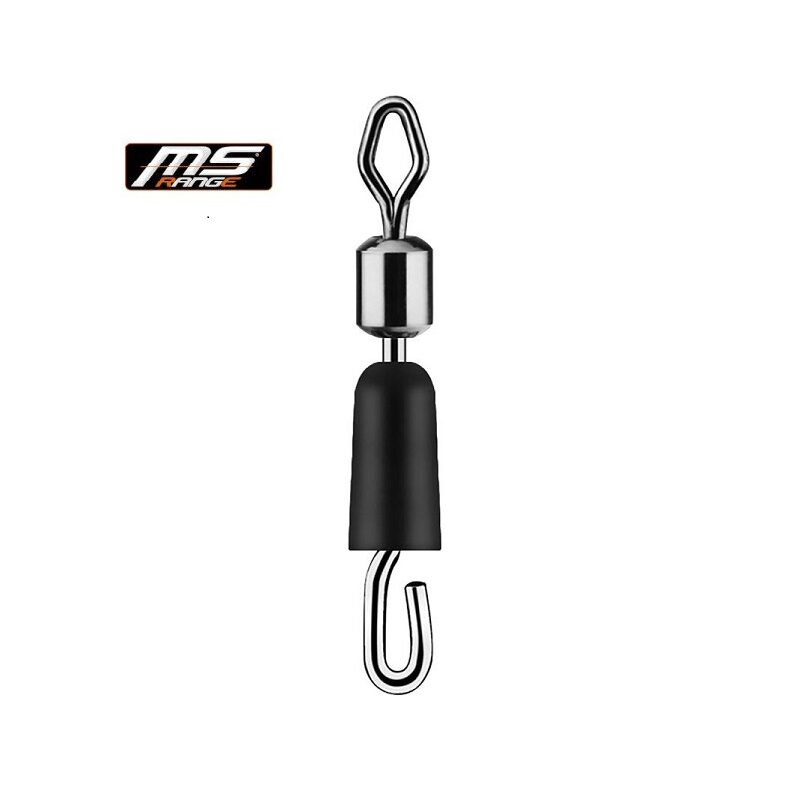 Вертлюг с застежкой и конусом Ms Range Hooklength Connector Swivel №14 для ловли карпа купить в CARPshop