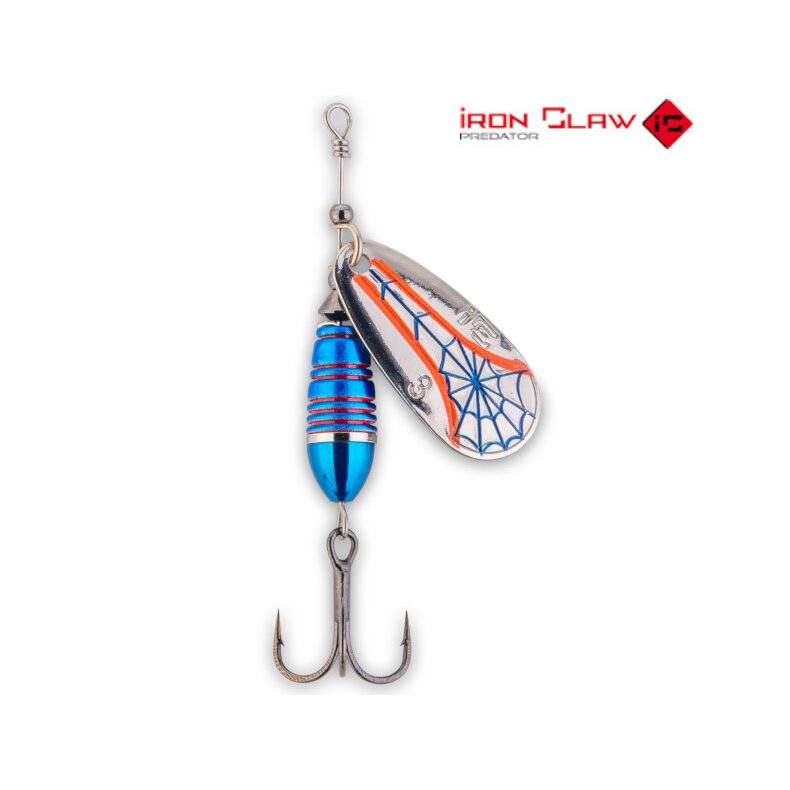 Блесна вращающаяся IRON CLAW CRACK BLADE SPINNER №3 / 8g - UV Silver Star — купить в интернет-магазине CARPshop