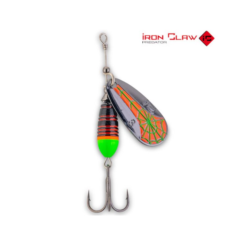 Блесна вращающаяся IRON CLAW CRACK BLADE SPINNER №3 / 8g - UV Killer Bee — купить в интернет-магазине CARPshop