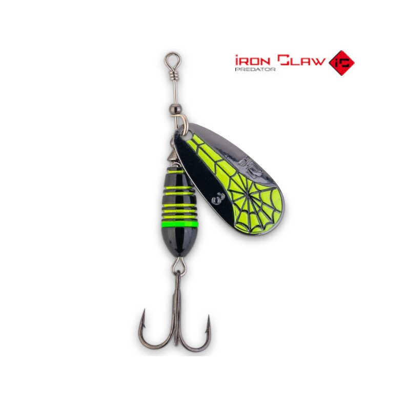 Блесна вращающаяся IRON CLAW CRACK BLADE SPINNER №3 / 8g - UV Wild Bee — купить в интернет-магазине CARPshop
