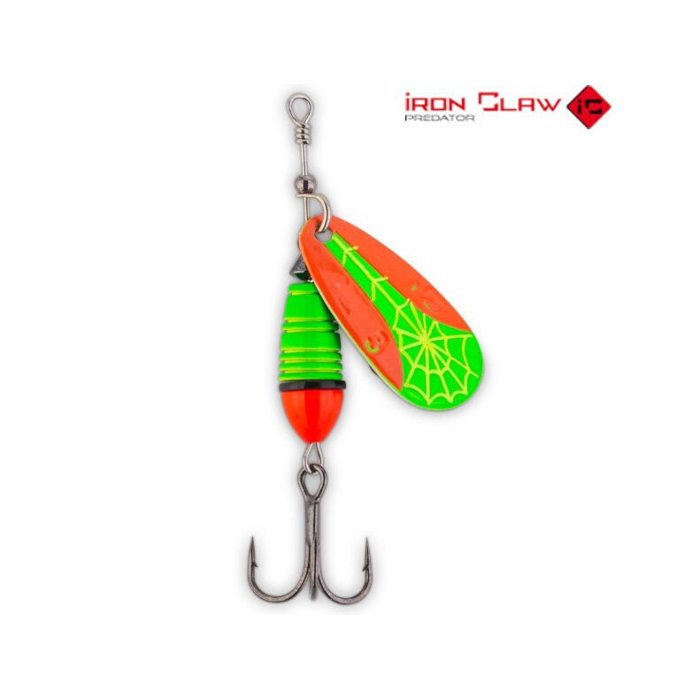 Блесна вращающаяся IRON CLAW CRACK BLADE SPINNER №2 / 5.5g - UV Fire Tiger — купить в интернет-магазине CARPshop