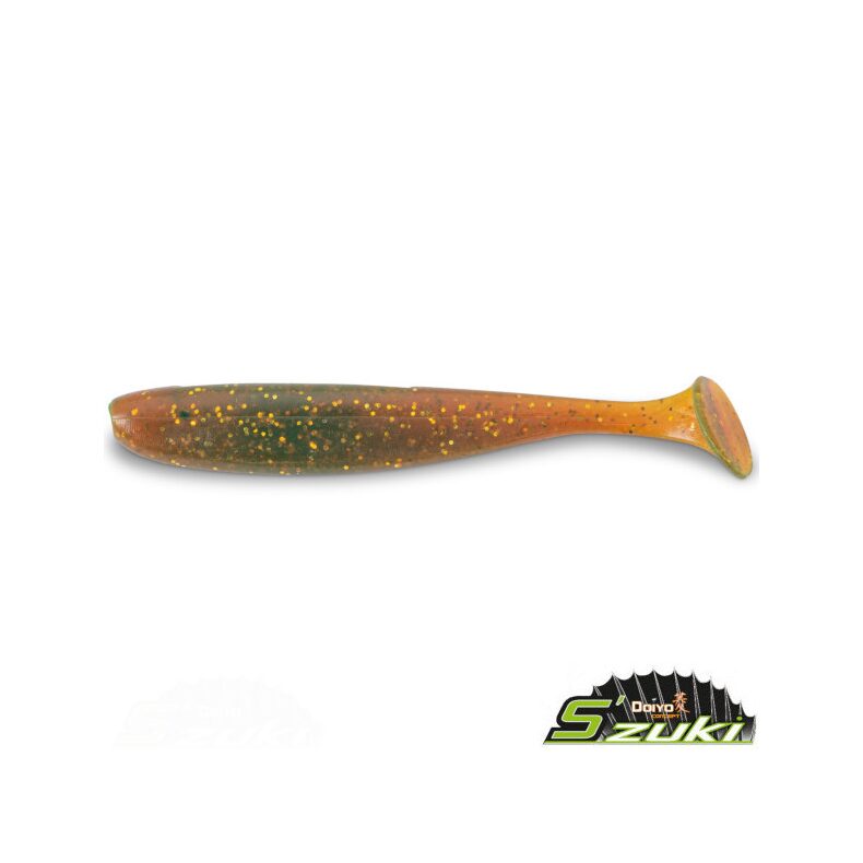 Виброхвост DOIYO S'zuki PERCH PITCHER - 7cm / UV Motoroil Gold Glitter - 6шт. — купить в интернет-магазине CARPshop