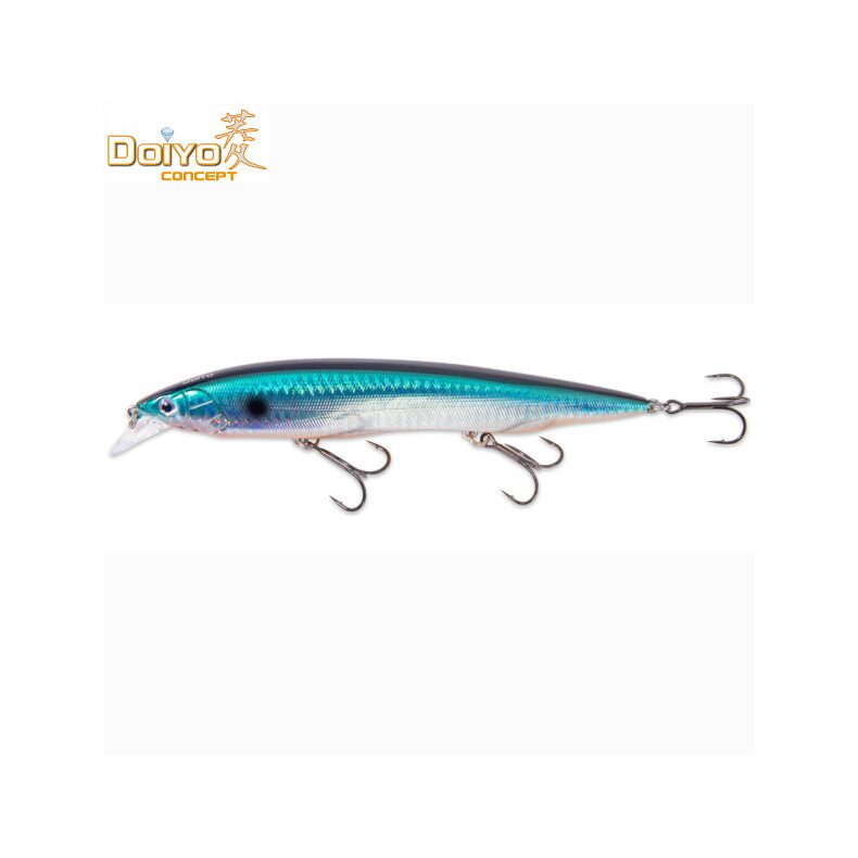 Воблер медленно тонущий DOIYO PIKE ALERT - 16cm / 33g / 0.5-1.8m - UV Roach Double — купить в интернет-магазине CARPshop