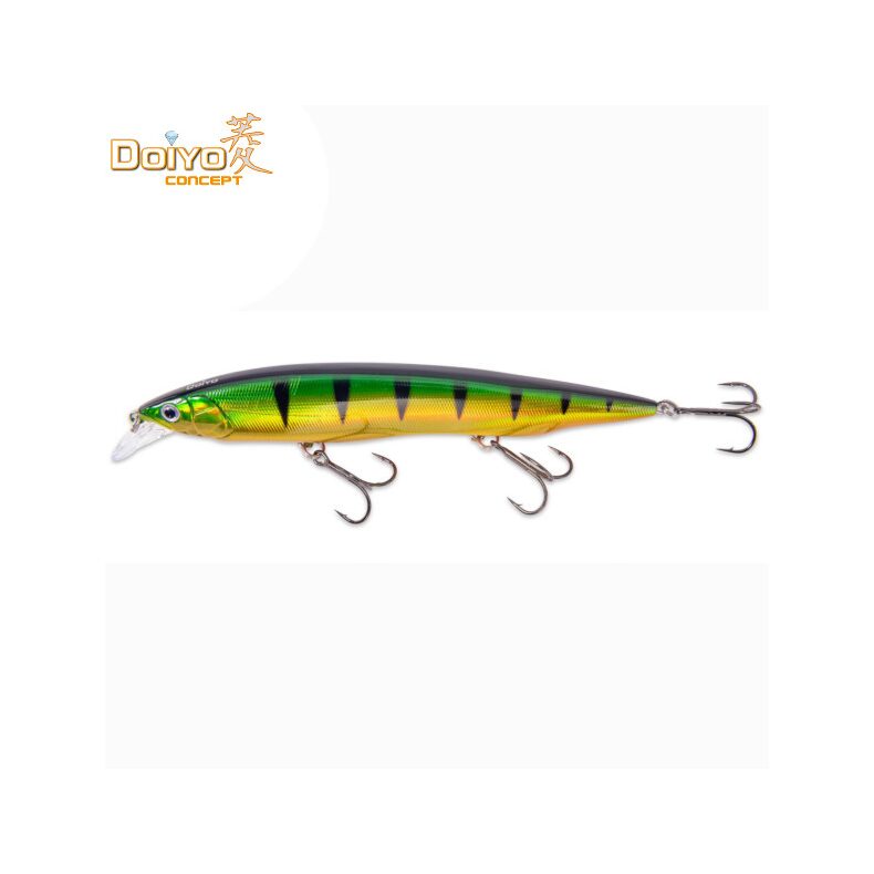 Воблер медленно тонущий DOIYO PIKE ALERT - 16cm / 33g / 0.5-1.8m - UV Golden Perch — купить в интернет-магазине CARPshop