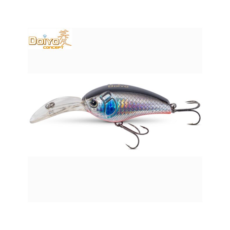 Воблер плавающий DOIYO BIG WILD BUCCANEER - 7.5cm / 35g / 0.8-4.5m - UV Silver Crime — купить в интернет-магазине CARPshop