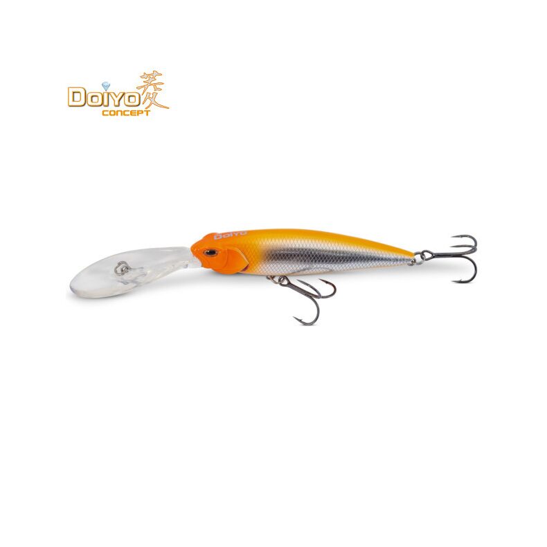 Воблер плавающий DOIYO DEEP VETERAN - 10cm / 22g / 3.5-4.0m - UV Chrominize Orange — купить в интернет-магазине CARPshop