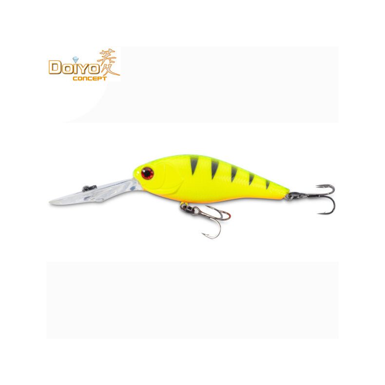 Воблер нейтральной плавучести DOIYO NATURAL SHAD - 7.5cm / 14.8g / 1.2-2.0m - UV Fire Perch — купить в интернет-магазине CARPshop