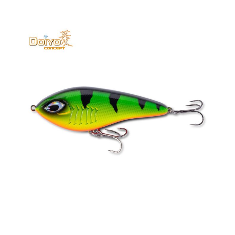Джеркбейт нейтральной плавучести DOIYO JERXUS - 12.5cm / 57g / 0.2-1.2m / UV Lava Tiger — купить в интернет-магазине CARPshop