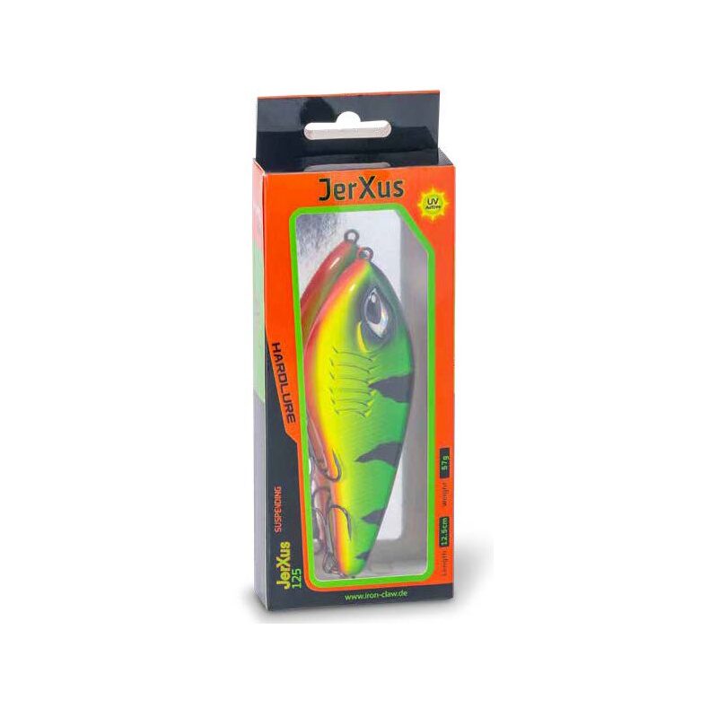 Джеркбейт нейтральной плавучести DOIYO JERXUS - 12.5cm / 57g / 0.2-1.2m / UV Lava Tiger