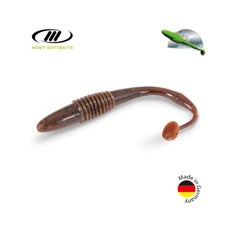 Виброхвост плавающий IRON CLAW Moby Softbaits EAZY-ADD SHAD Non Toxic / 12cm / UV Oiled Goby — купить в интернет-магазине CARPshop