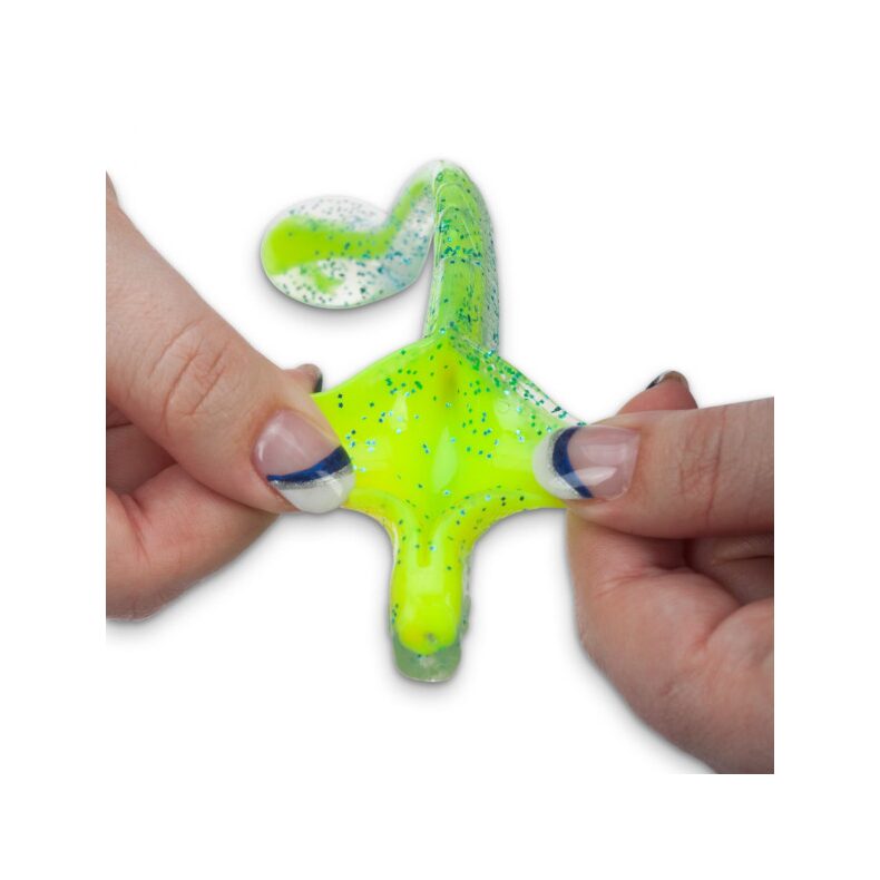 Виброхвост плавающий IRON CLAW Moby Softbaits RACKER SHAD UV Non Toxic / 7cm / Fluo Yellow Chartreuse - 2шт.