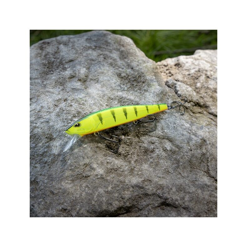 Воблер ROZEMEIJER FLASH TWITCH Suspending - 11cm - 15g / 1.0 - 1.5m / Fire Cracker