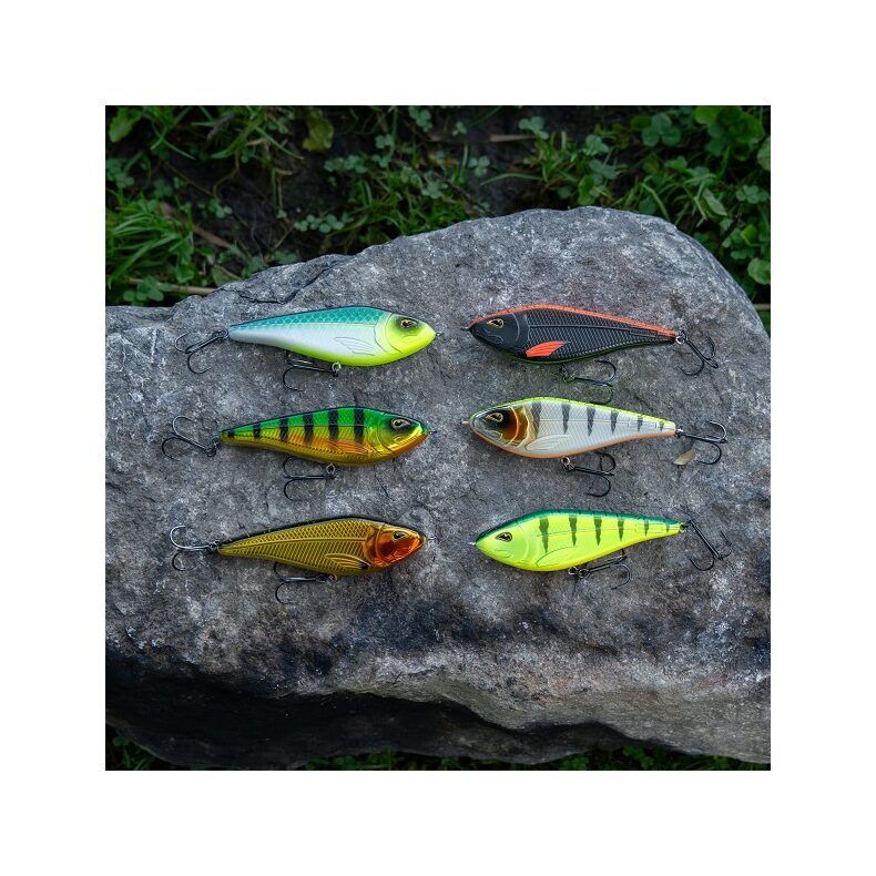 Джеркбейт ROZEMEIJER PIKE GLIDE Slow Sinking - 12cm - 41g / 0.9 - 1.2m / Japanese Shock