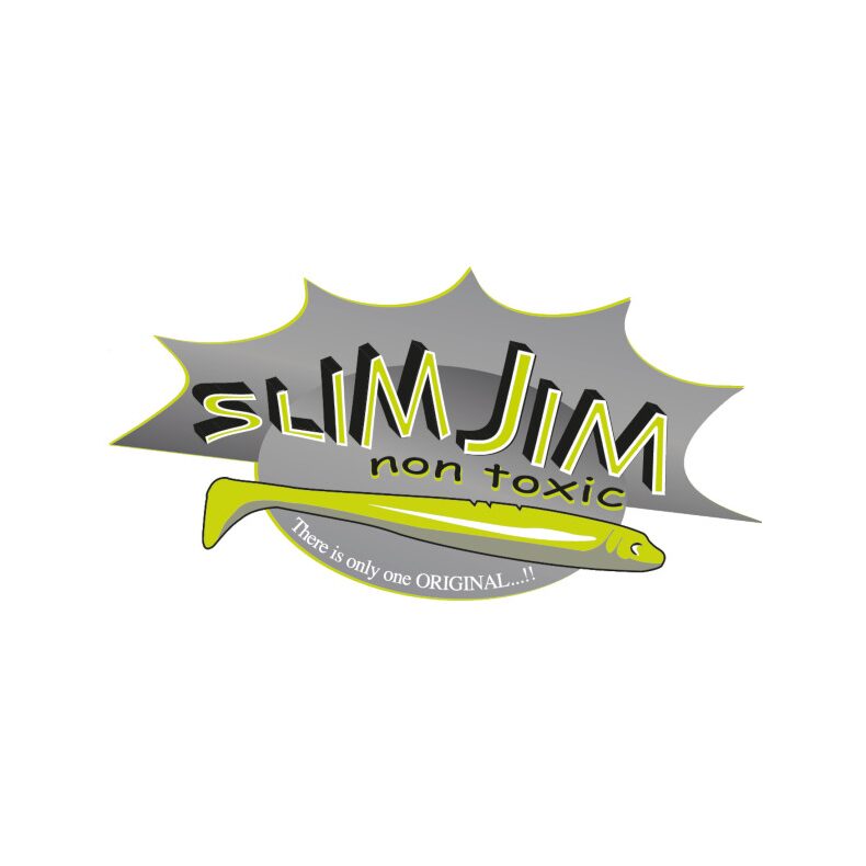 Виброхвост плавающий IRON CLAW Moby Softbaits SLIM JIM UV Non Toxic / 13cm / UV Green Chartreuse