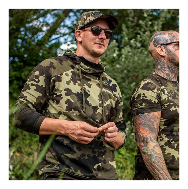 Толстовка KORDA LE Lightweight Hoodie Light Kamo — фото 4 — CARPshop