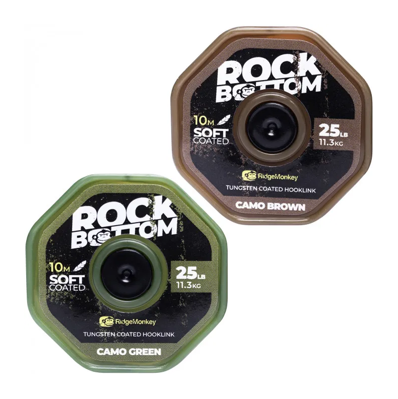 Поводковый материал Ridge Monkey Rock Bottom Tungsten Coated Soft — фото 2 — CARPshop