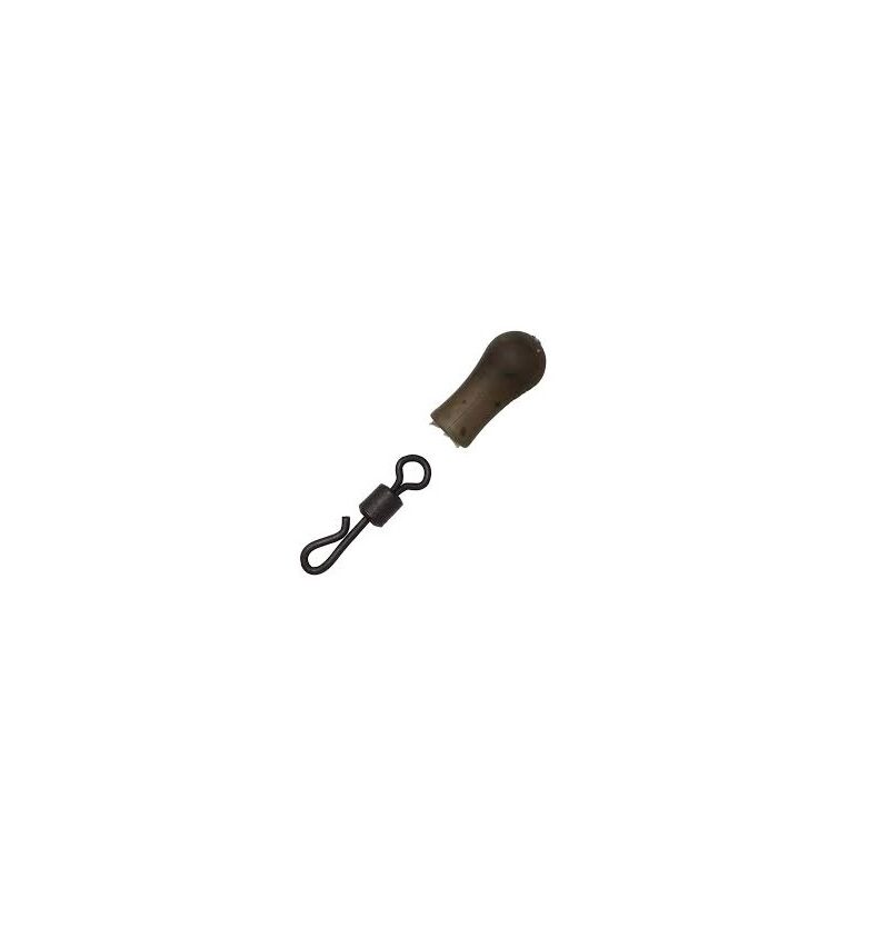 Бусина отбойник + вертлюг с застежкой D.A.M. DETEK Quick Change Swivel Bead — фото 2 — CARPshop