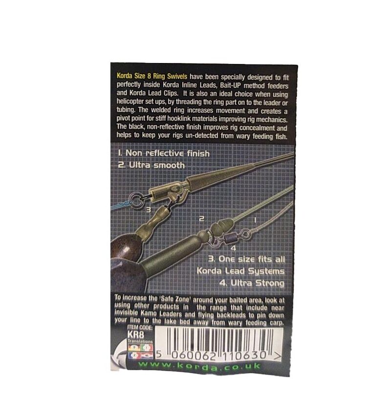 Вертлюг с кольцом Korda Ring Swivel — фото 4 — CARPshop