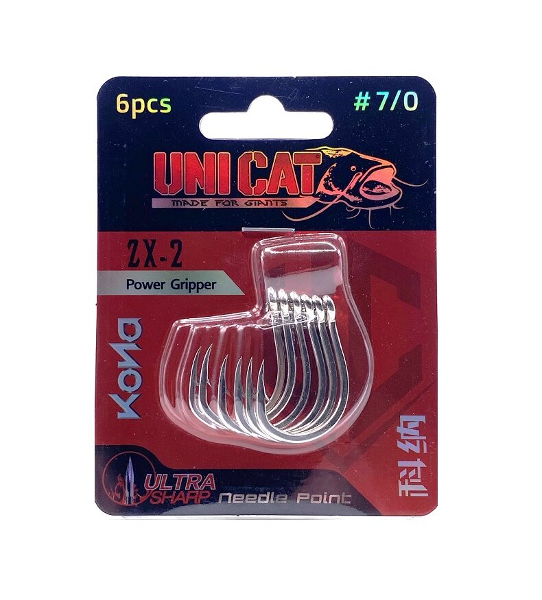 Крючки UNI CAT ZX-2 Power Gripper № 10/0 - 6шт. — фото 2 — CARPshop