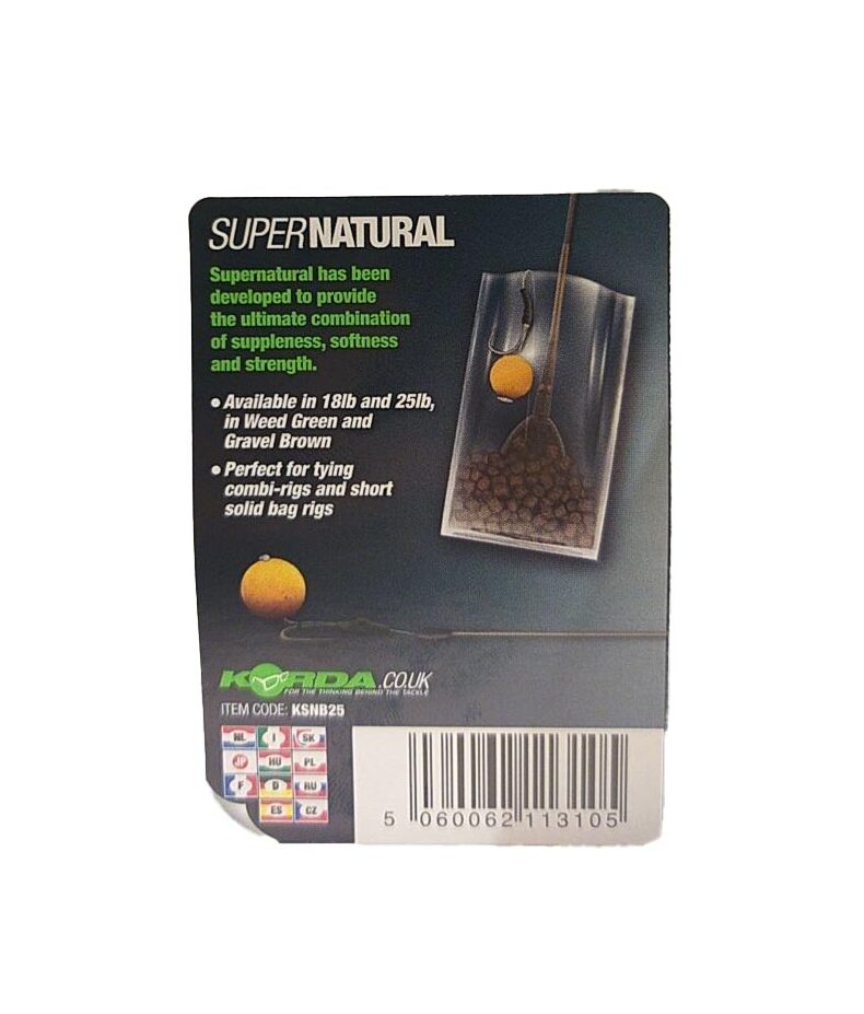 Поводковый материал Korda Super Natural — фото 9 — CARPshop