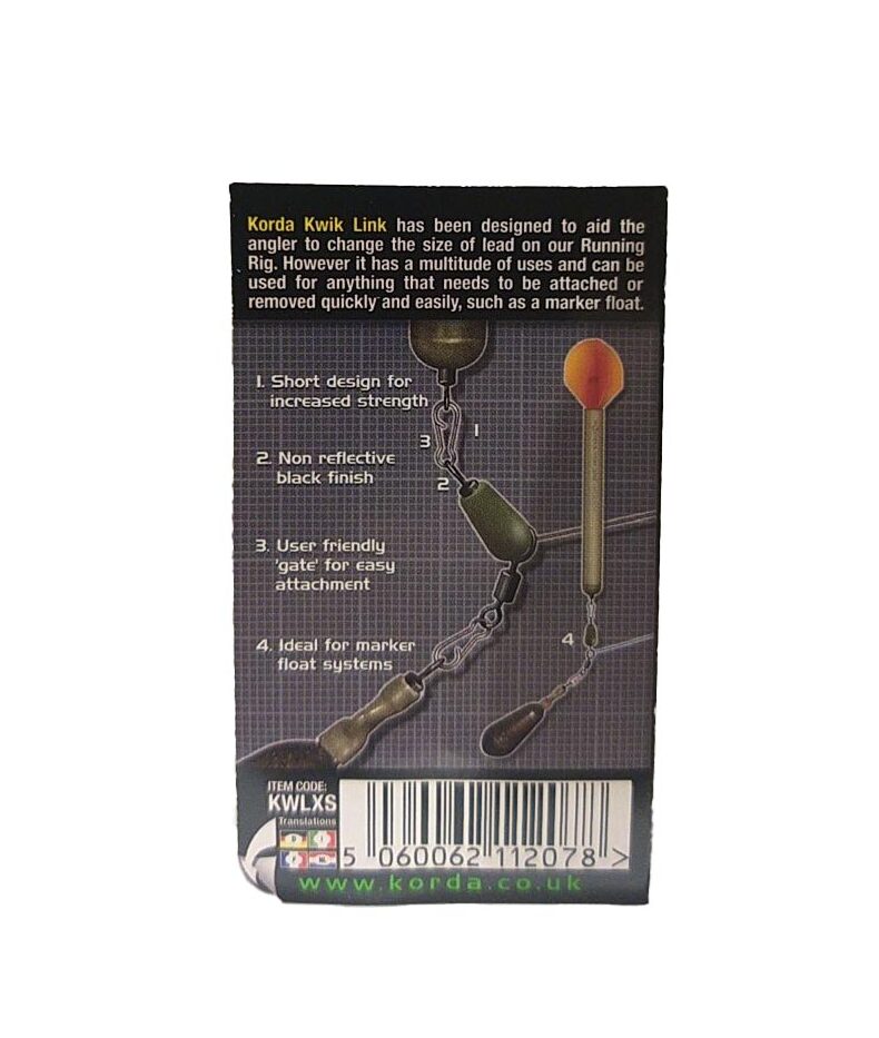 Застежка для грузов Korda Kwick Link — фото 5 — CARPshop