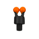Держатель лески FOX Black Label Coloured Ball Clips, Цвет: Красный, изображение 4