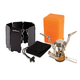 Набор газовая горелка FOX Cookware Canister Stove + ветрозащита FOX Cookware Windshield XL Набор газовая горелка FOX Cookware Canister Stove + ветрозащита FOX Cookware Windshield XL
