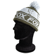 Шапка с помпоном FOX Green & Silver Lined Bobble