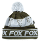 Шапка с помпоном FOX Green & Silver Lined Bobble, изображение 2