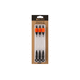 Механический сигнализатор поклевки FOX Black Label Dinky Quiver Set Fluoro Orange, Тип: Soft Механический сигнализатор поклевки FOX Black Label Dinky Quiver Set Fluoro Orange, Тип: Soft