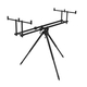Подставка для 3-х удилищ DELPHIN Tripod TPX3 BlackWay Подставка для 3-х удилищ DELPHIN Tripod TPX3 BlackWay