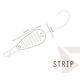 Блесна колеблющаяся DELPHIN STRIP Spoon 2.0g, Цвет: INDIGO, изображение 3 Блесна колеблющаяся DELPHIN STRIP Spoon 2.0g, Цвет: INDIGO, изображение 3