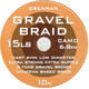 Поводковый материал DRENNAN GRAVEL Braid Hooklink 10m, Тест: 15.00 lb