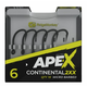 Крючки Ridge Monkey Ape-X Continental 2XX Barbed, Размер крючка: № 4, изображение 2 Крючки Ridge Monkey Ape-X Continental 2XX Barbed, Размер крючка: № 4, изображение 2