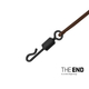 Противозакручиватель с вертлюгом DELPHIN THE END Vorfach Aramid Leader 80 cm 60lb, изображение 2