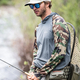 Термофутболка с капюшоном SIMMS SolarFlex Hoody Woodland Camo/Carbon Heather, Размер: M, изображение 3 Термофутболка с капюшоном SIMMS SolarFlex Hoody Woodland Camo/Carbon Heather, Размер: M, изображение 3