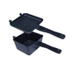 Набор посуды Ridge Monkey Connect Deep Pan & Griddle Granite Edition, Размер: XL, изображение 5 Набор посуды Ridge Monkey Connect Deep Pan & Griddle Granite Edition, Размер: XL, изображение 5
