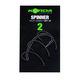 Крючки с бородкой KORDA Spinner Hooks, Размер крючка: № 4