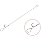 Поводки Delphin Feeder Rig Proxi 8 LOOP - 0.10mm / 8cm / №8 - 6шт., изображение 2