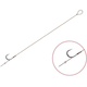 Поводки Delphin Feeder Rig Proxi 8 STING - 0.10mm / 8cm / №8 - 6шт., изображение 2