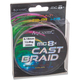 Леска морская плетеная AQUANTIC® 8x MC Cast Braid - 0.18mm / 12.8kg / 200m - Multicolor, изображение 2 Леска морская плетеная AQUANTIC® 8x MC Cast Braid - 0.18mm / 12.8kg / 200m - Multicolor, изображение 2