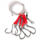 Оснастка морская AQUANTIC® Redfish System Circle Hook Rig - №6/0 / 0.80 / 600cm - Fluo Red Оснастка морская AQUANTIC® Redfish System Circle Hook Rig - №6/0 / 0.80 / 600cm - Fluo Red