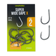 Крючки карповые Carptoday Super Wide Gape Nickel X, Размер крючка: № 2