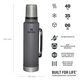 Термос STANLEY Classic 1.4L серый, изображение 2