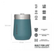 Термостакан STANLEY GO Everyday Wine Tumbler 0.29L синий, изображение 3