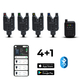 Набор электронных сигнализаторов поклевки RIPPTON BITEKEEPER Pro Smart Bite Alarm Set 4+1 с приложением для смартфона (черный) Набор электронных сигнализаторов поклевки RIPPTON BITEKEEPER Pro Smart Bite Alarm Set 4+1 с приложением для смартфона (черный)