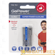 Батарейка GoPower Крона 6LR61 BL1 Alkaline 9V, изображение 2