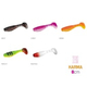 Виброхвост DELPHIN KARMA UVs / 10cm / MIX - 5шт.