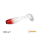 Виброхвост DELPHIN KARMA UVs / 10cm / RED FACE - 5шт.