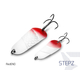 Блесна колеблющаяся DELPHIN STEPZ StripSCALE Hook №2 / 7cm / 10g - RED END